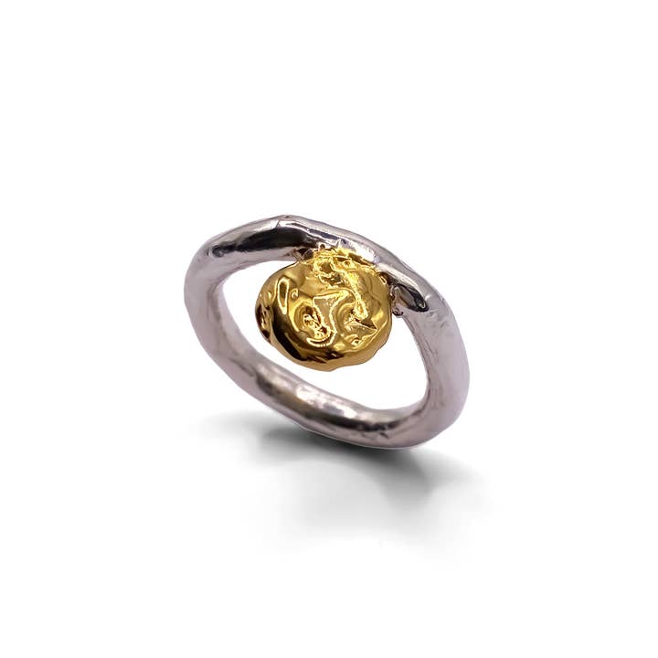 MOCA Jewellery - Wholesale Band/Stacked Ring - Circle Accent Ring14