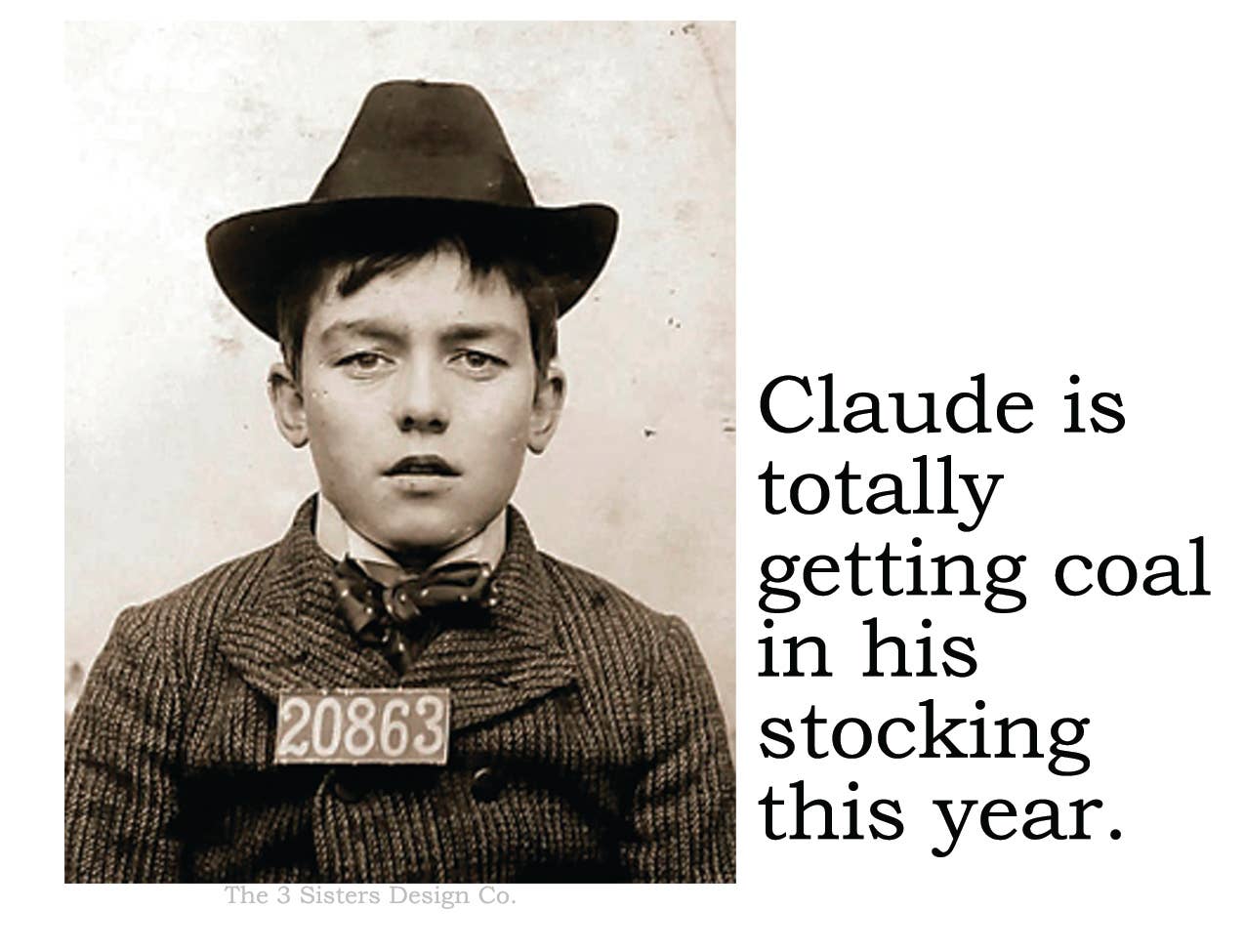 The 3 Sisters Design Co. - Wholesale Sticker - BIG HOUSE Stickers! Claude is totally getting coal...0