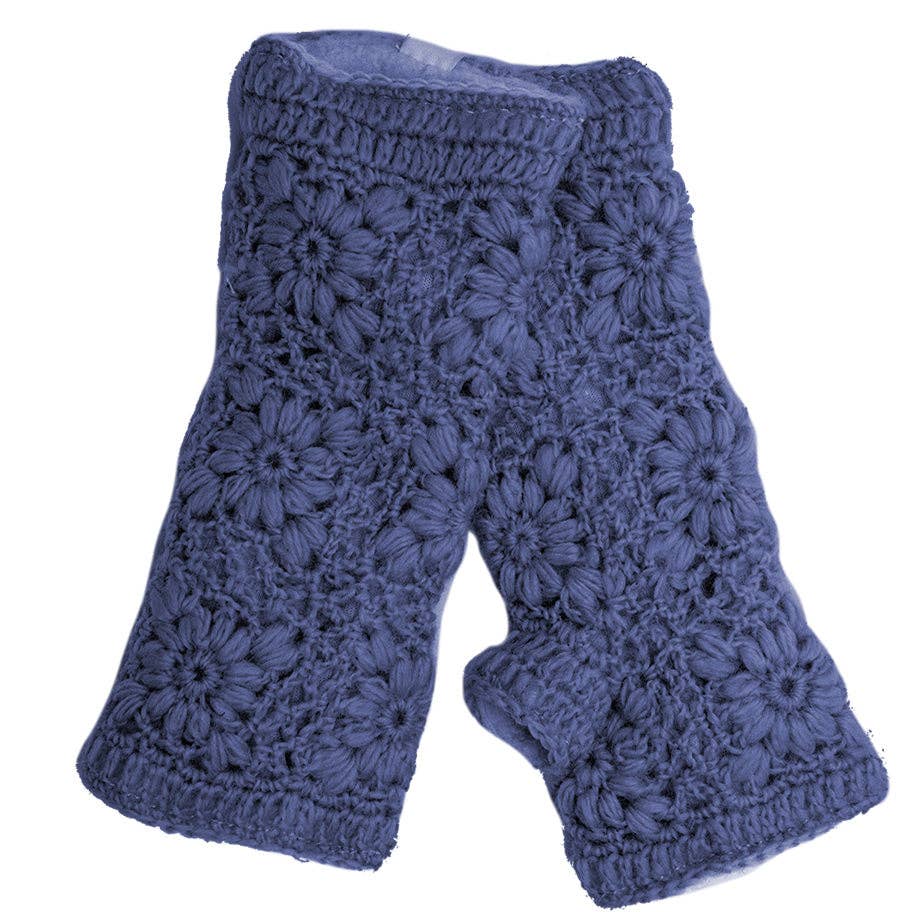 Nirvanna Designs, Inc. – wholesale Hand warmer – Flower Crochet Handwarmers13