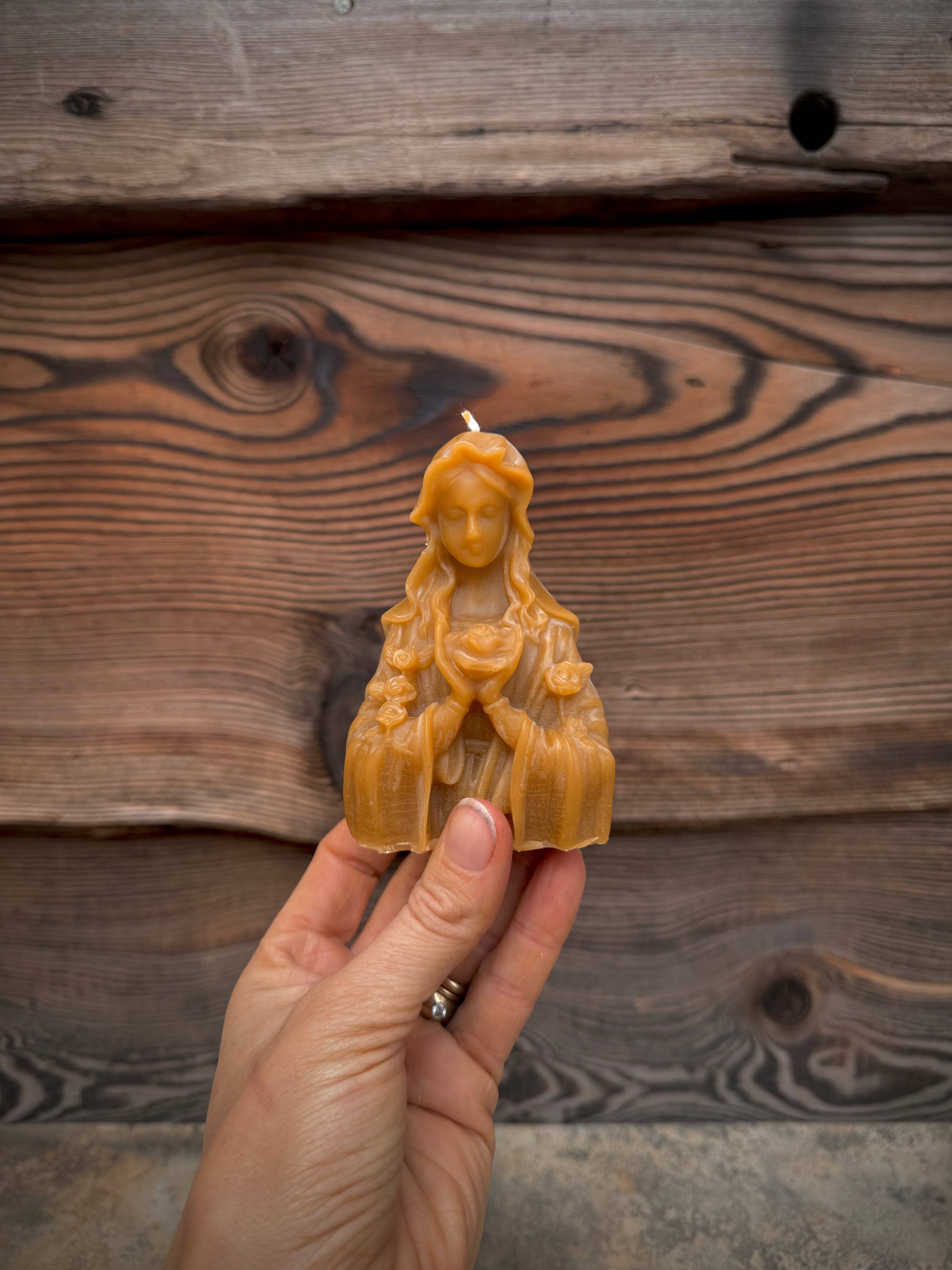 Mother Madre Bees - Wholesale Novelty Candle - The Magdalena — Beeswax Affirmation Candle
4