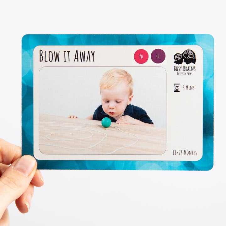 Busy Brains Activity Packs - Venta al por mayor Tarjetas de aprendizaje - Niños y bebés - Kit de inicio para niños pequeños: 3 copias de paquetes de 12 a 18 y 18 a 24 meses7
