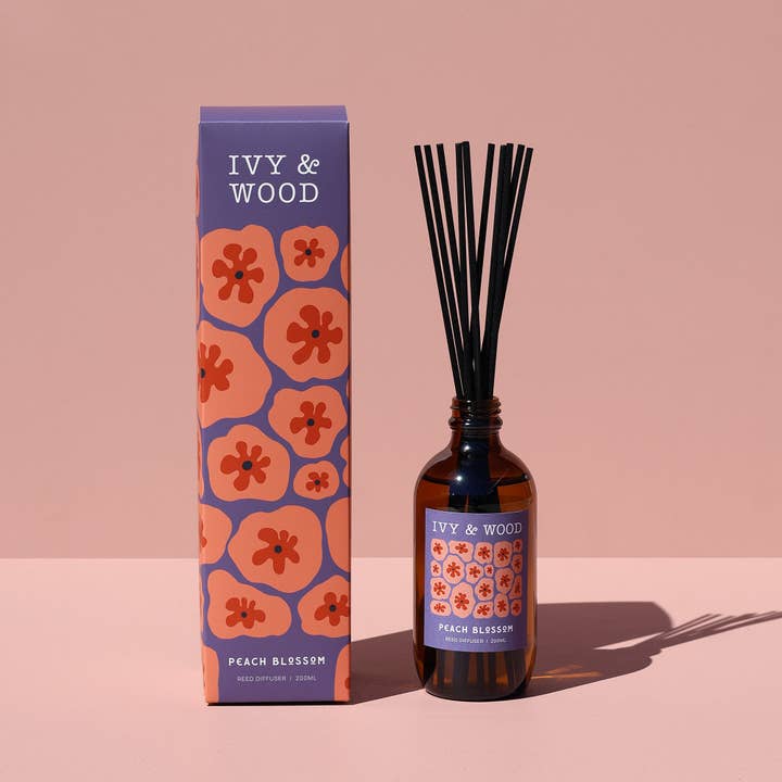 Ivy & Wood - Wholesale Reed Diffuser - Peach Blossom Reed Diffuser