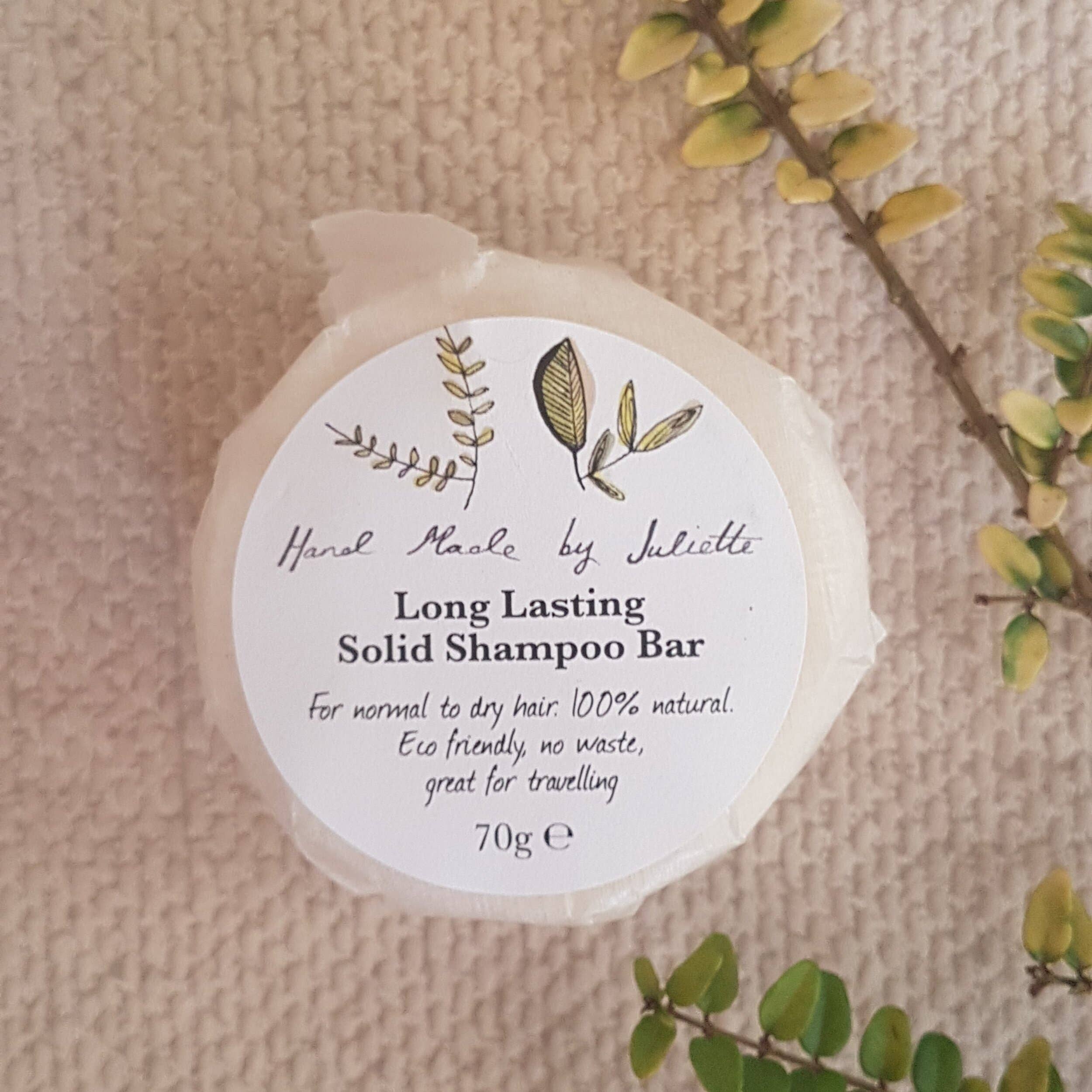 Handmade by Juliette - Vente Disques de shampoing/shampoings solides - Shampooing solide longue durée cheveux normaux à secs, en voyage5