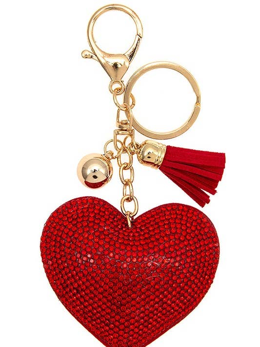 RHINESTONE HEART KEYCHAIN 199078 for wholesale by anbfashion