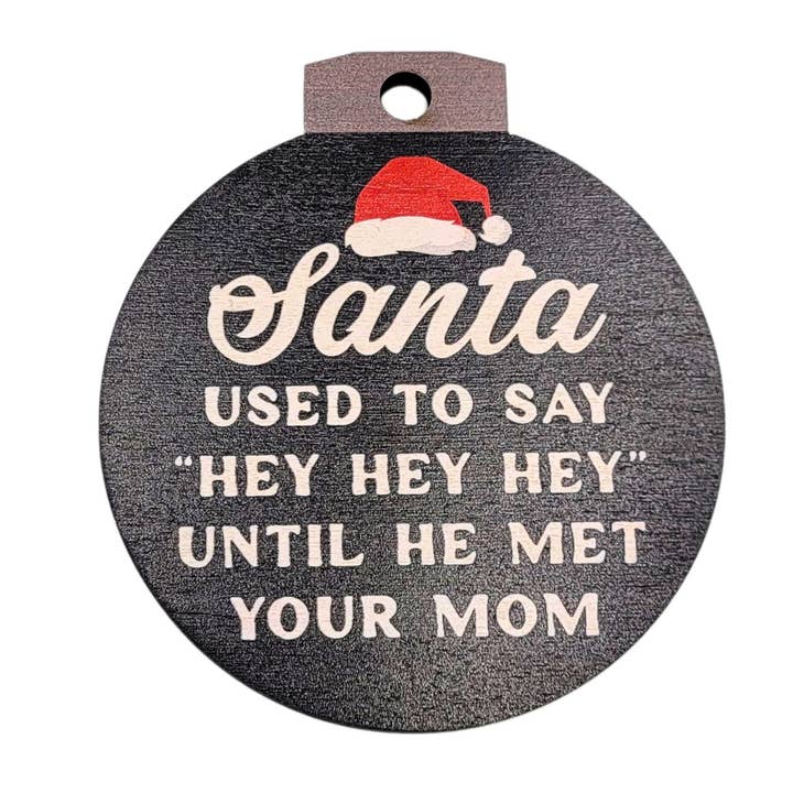 Décoration amusante en forme de père Noël - Décorations de Noël pour la vente par Home Accents By Driftless