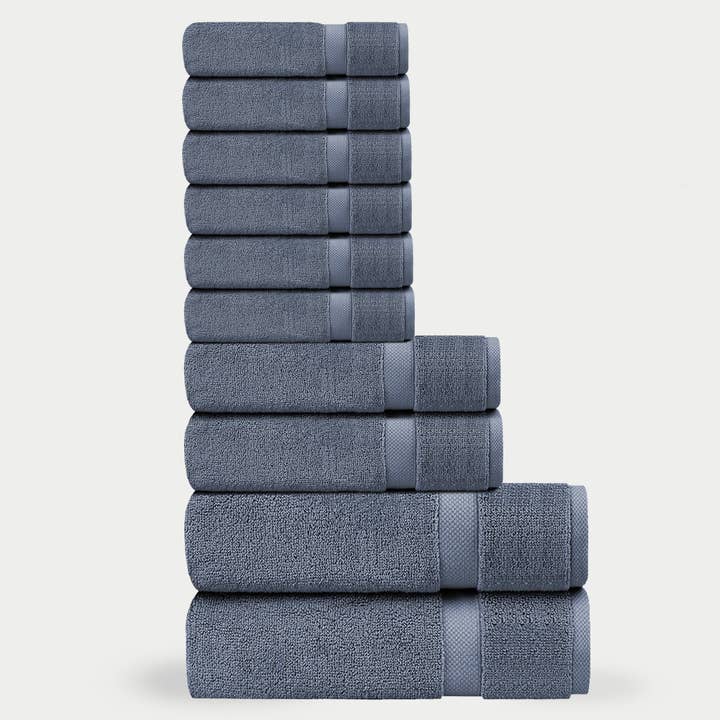 Delara - Wholesale Towel Set - 100% Organic Cotton Quick Dry Starter Bath Set28