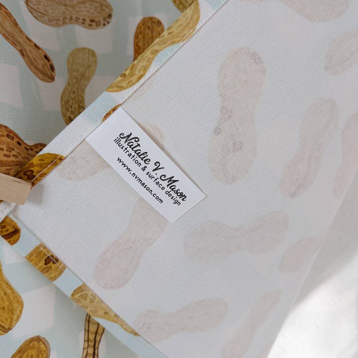 Natalie V. Mason - Wholesale Tea Towel - Dish Towel - Peanuts - Boiled peanut tea towel6