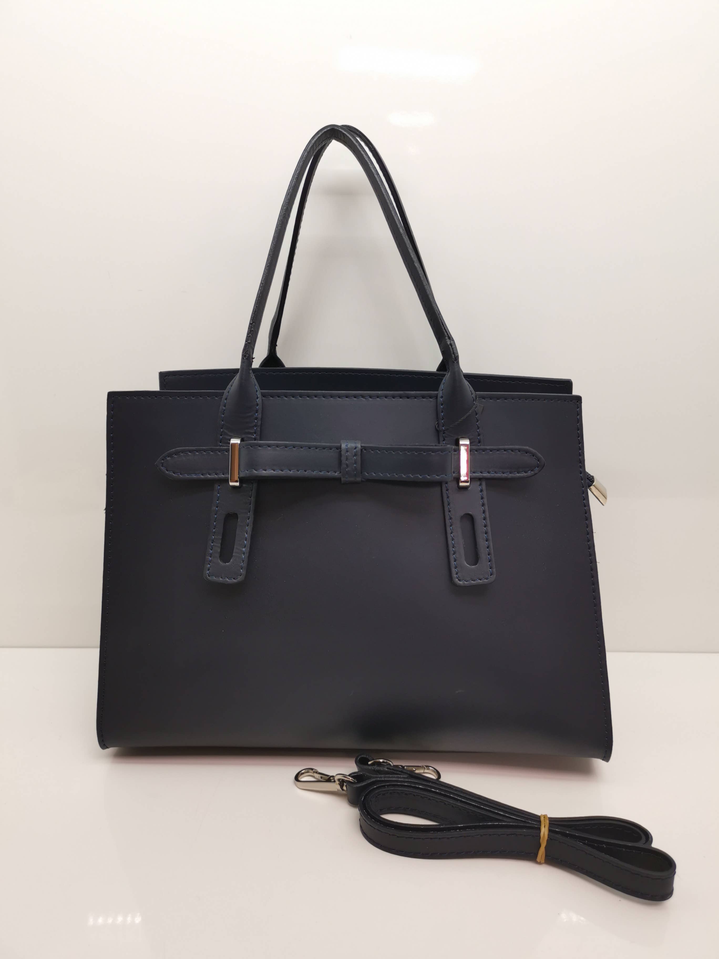 Superbia – wholesale Bärkasse - Dam – Äkta läderhandväska med rosett - Paula (Reapriser)2