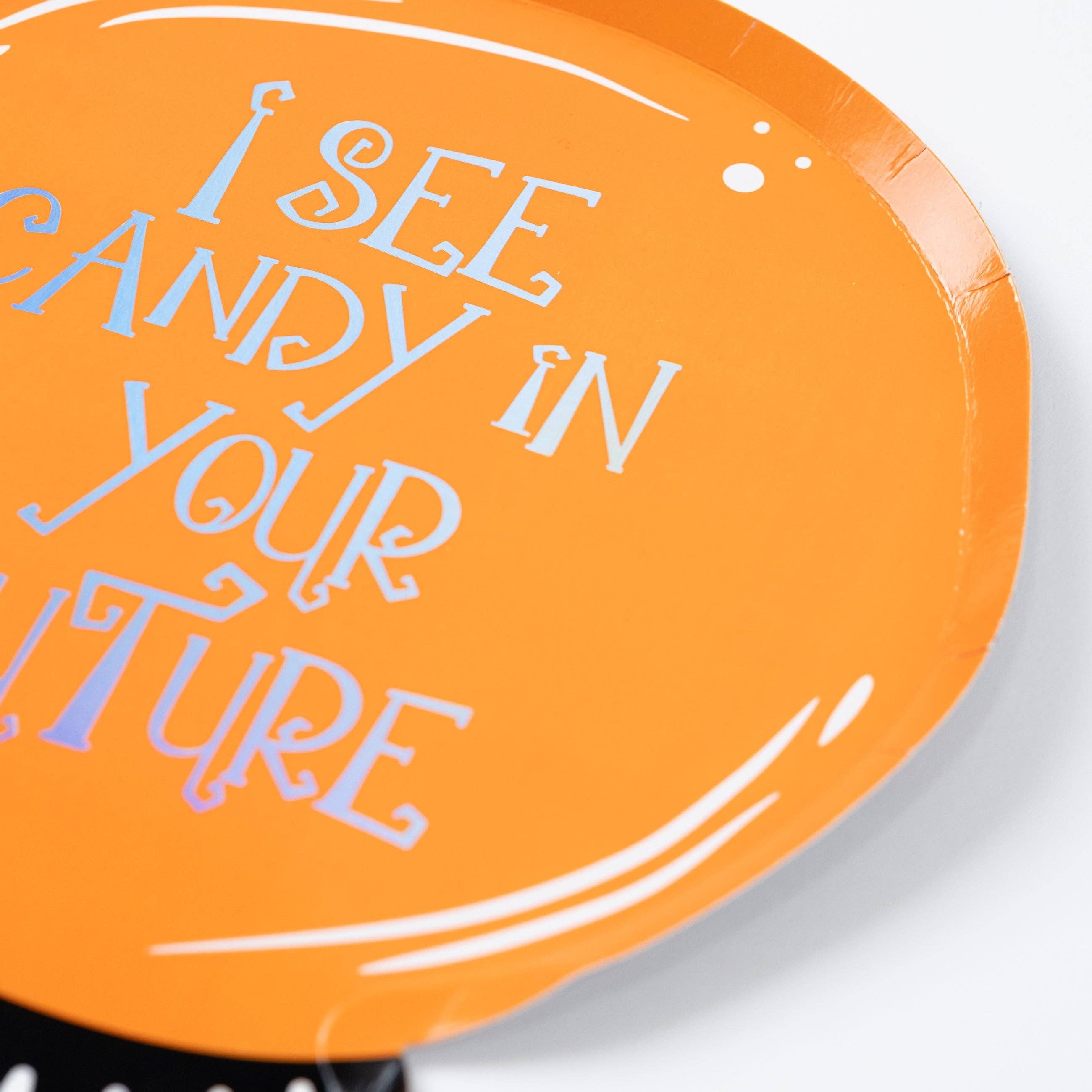 Gatherings by Curated Paperie – wholesale Disposable plate – HAL25-DP3- Crystal Ball Die-Cut Plates6