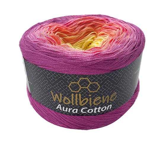 Wollbiene - Wholesale Yarn - Wool Bee Aura Cotton Bobble 200g Gradient 100% Cotton16