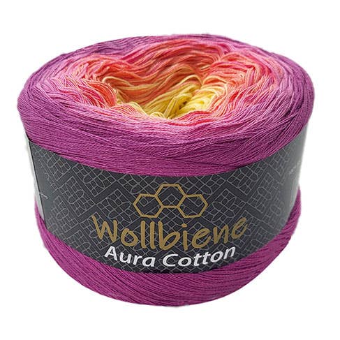 Wollbiene - Wholesale Yarn - Wool Bee Aura Cotton Bobble 200g Gradient 100% Cotton20