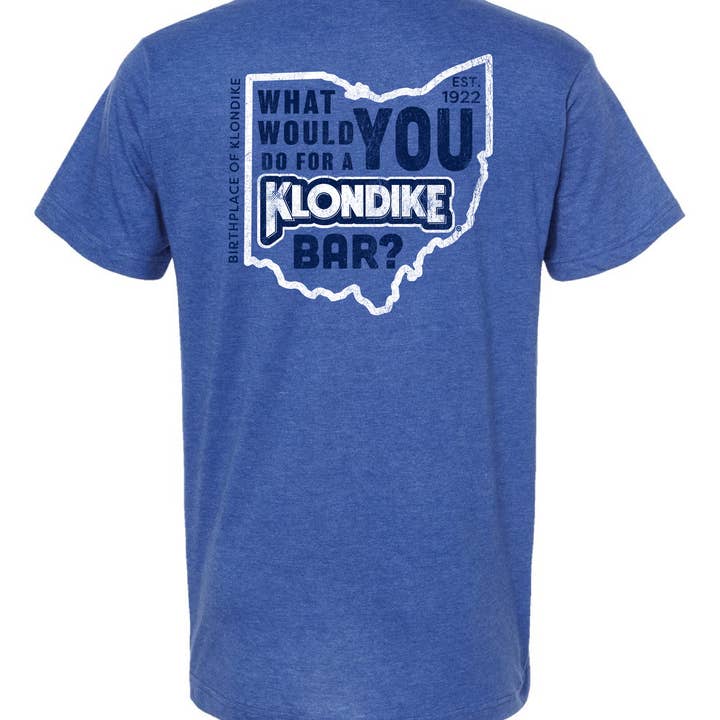 Klondike® Birthplace of Klondike Ohio | What would you do for a Klondike Bar? Tee for wholesale by www.sweetvintagetees.com