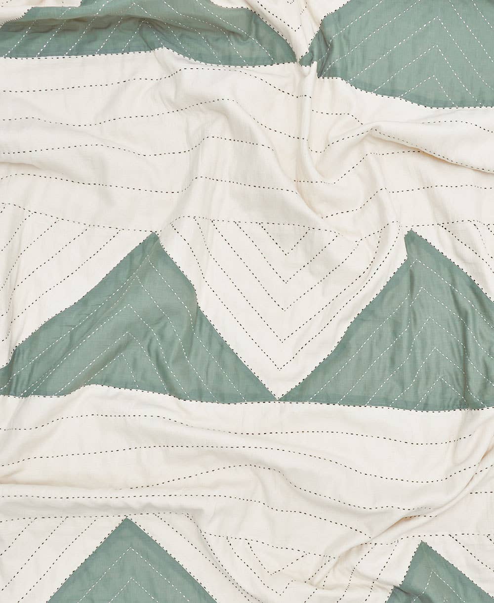 Anchal - Wholesale Throw Blanket - Triangle Quilt Throw17