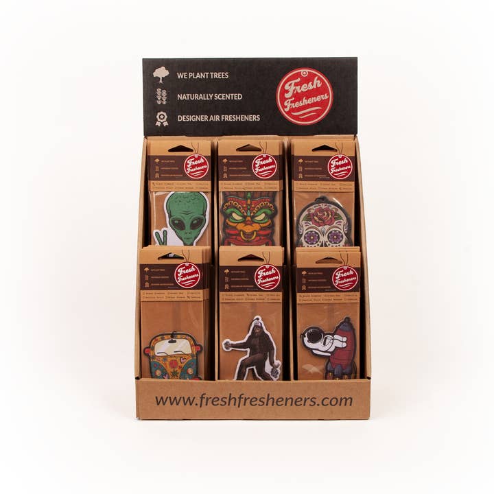 Fresh Fresheners - Wholesale Car Freshener - Unisex - Assorted Bestsellers, Car Air Fresheners, Packs of 120 Units
