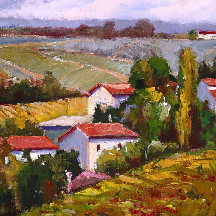 Impresión acrílica de alto brillo Chateau De La Grav para venta al por mayor de John Beard Fine Art