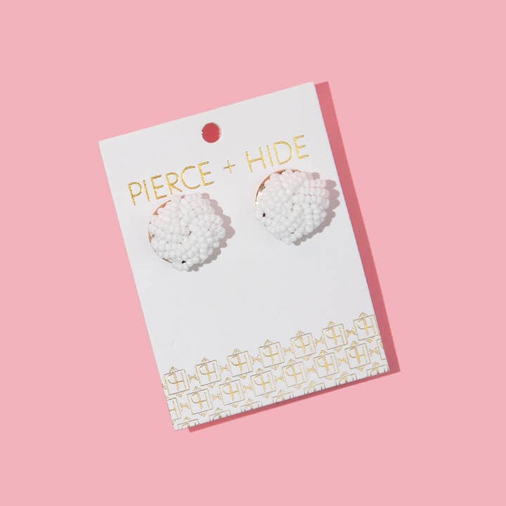 Pierce + Hide - Wholesale Stud/Post Earrings - Custom Beaded Knot Stud Earrings | Knotted Stud 10