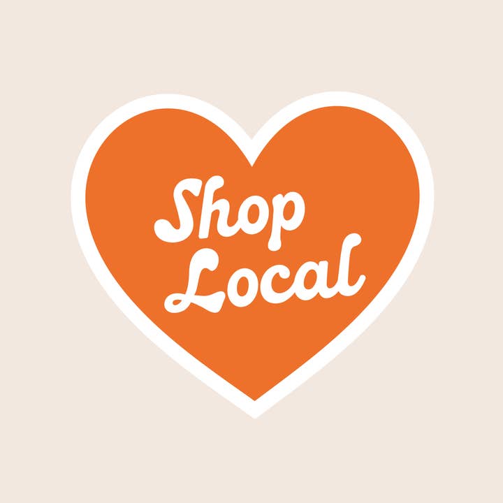 Shop Local Sticker for wholesale by Asteria Studio