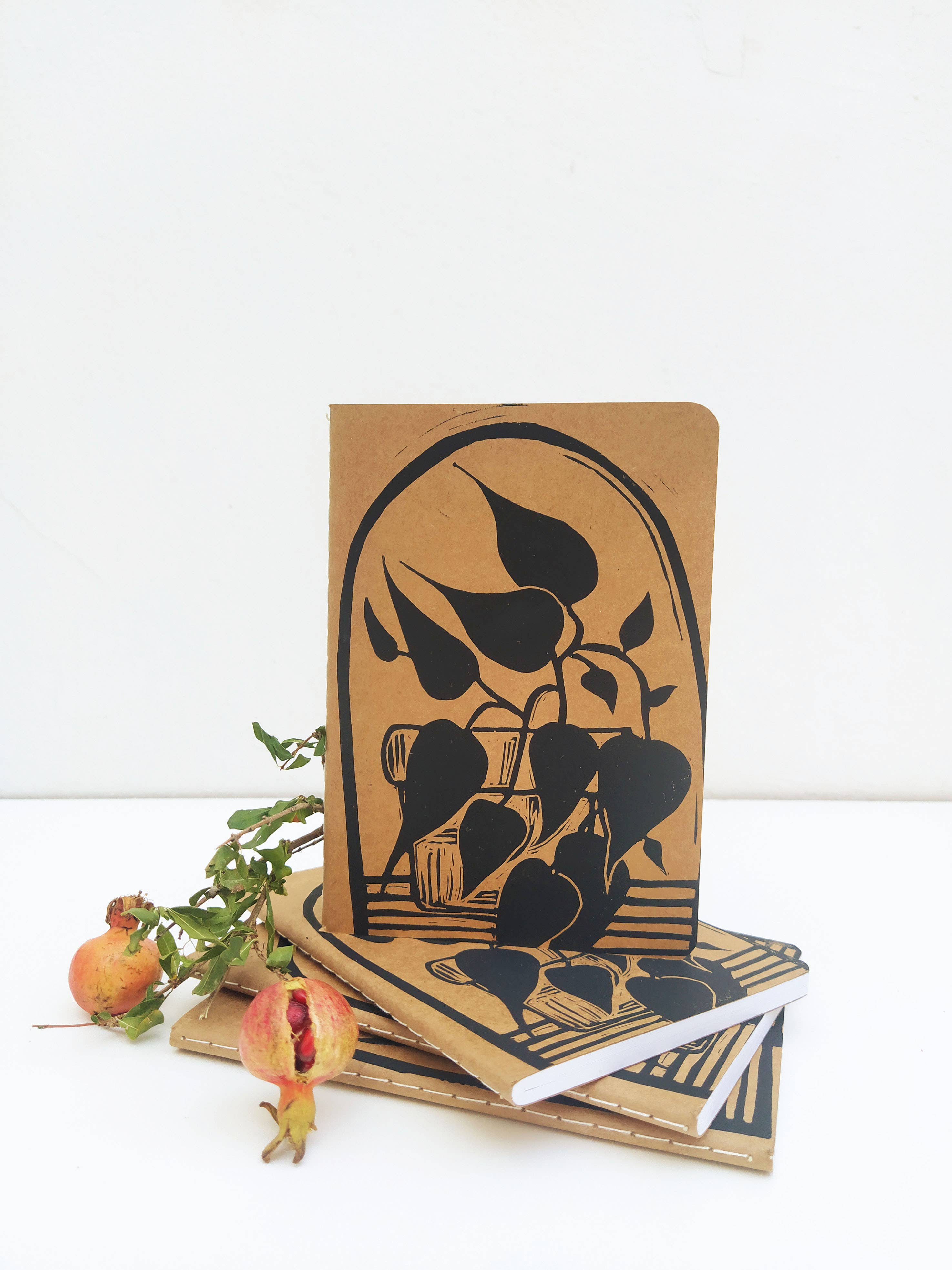 The Ink Job - Wholesale Notebook - Pothos Plant Kraft Notebook0