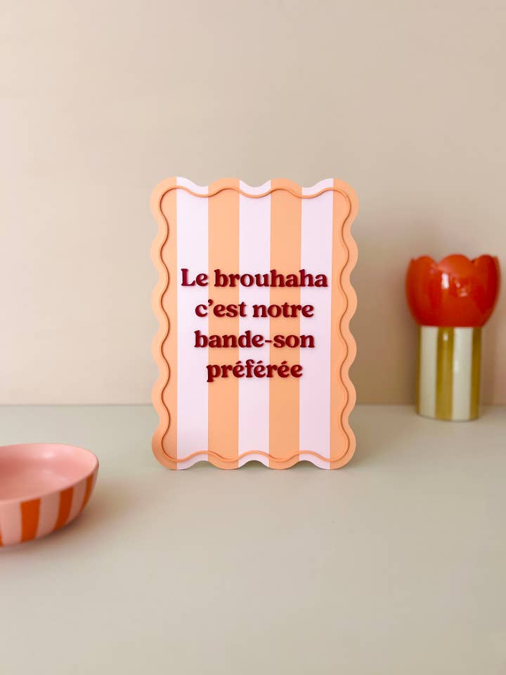 Display The hubbub is our favorite soundtrack for wholesale by Print Your Love