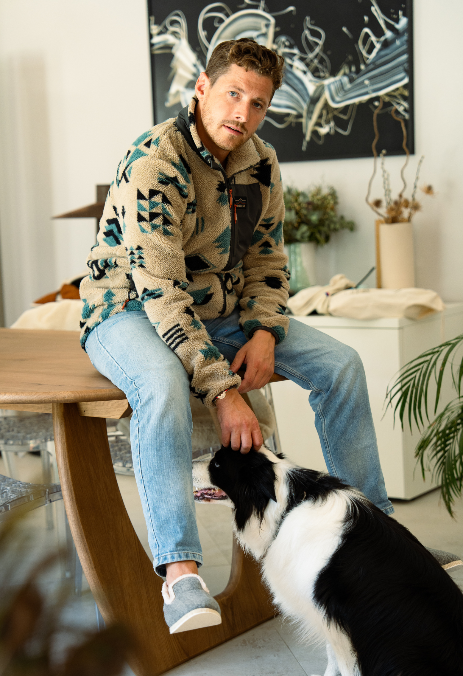 Caussün - Wholesale Slippers - Unisex - Slippers - Francine Gray Chevrons2