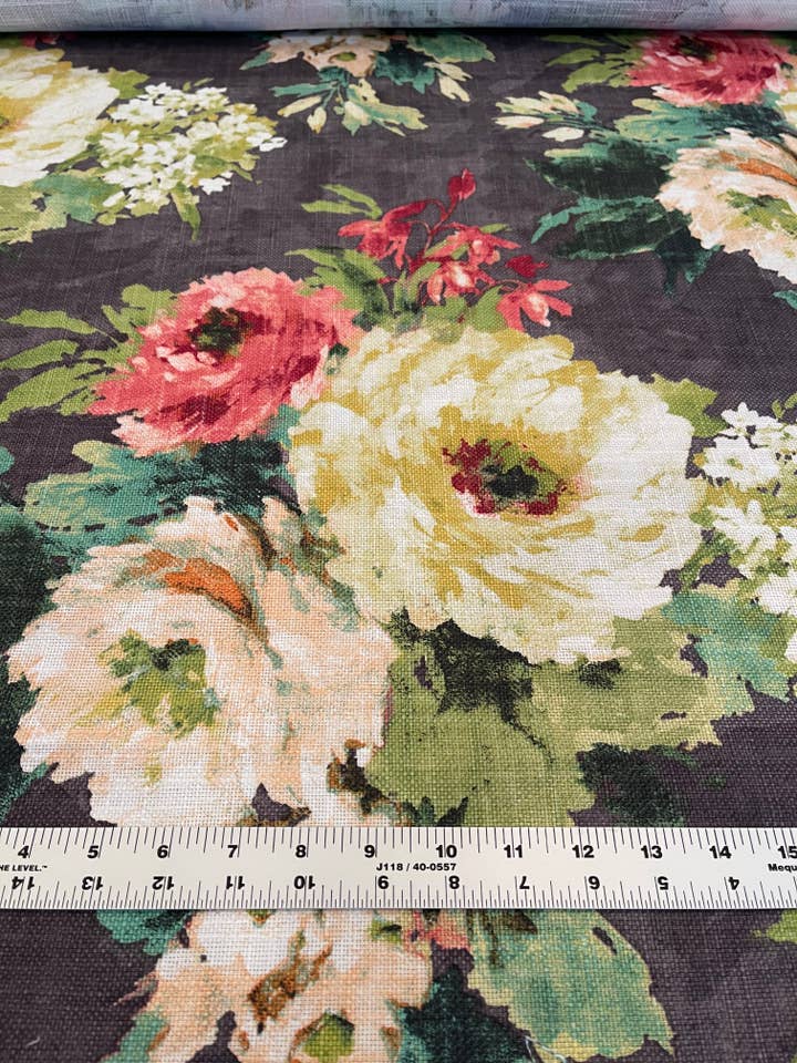 June Floral Throw Pillow with Feather Insert - Custom for wholesale by Dahlia & Grace pillows