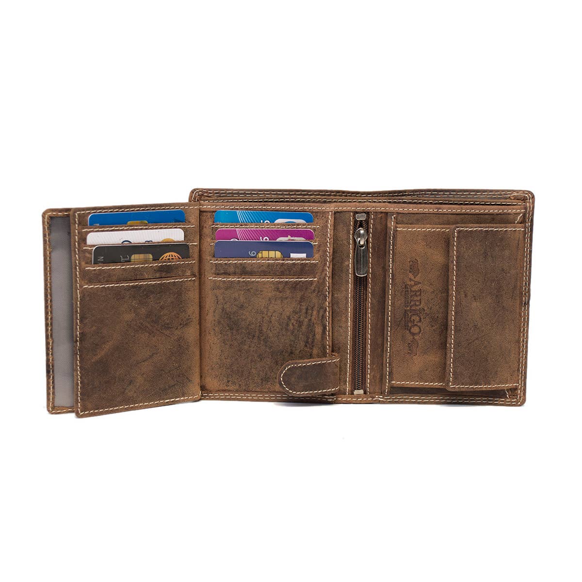 Arrigo - Wholesale Wallet - Men's - Leather Men Wallet RFID Buffalo - Anti Skim Men Wallet11