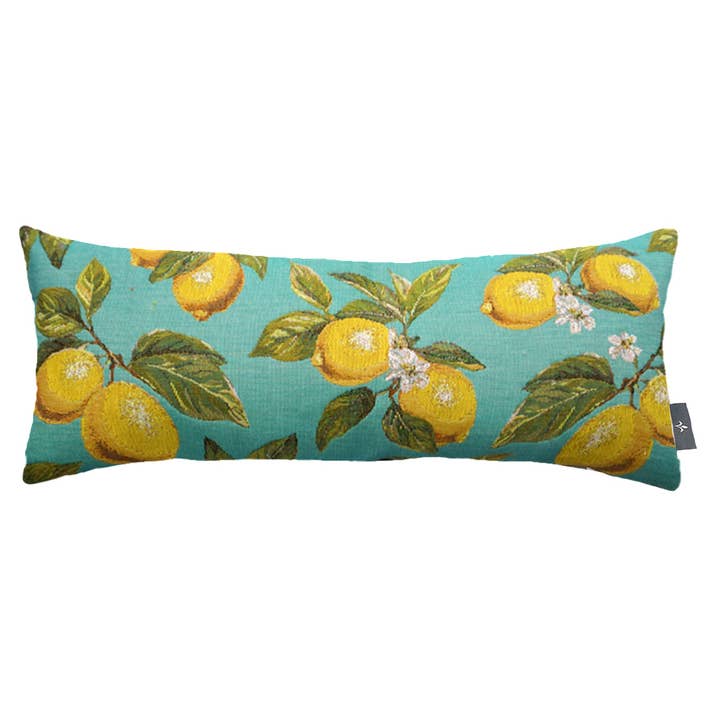 Housse De Coussin Long Citrons pour la vente par Art De Lys