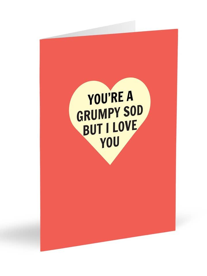 Tha's A Grumpy Sod But I Love You Card for wholesale by Dialectable
