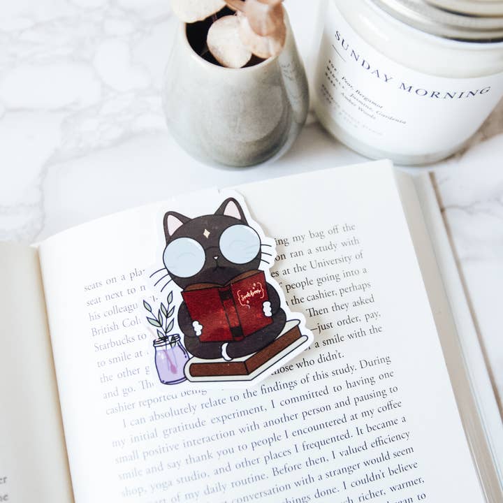Magic Cat Magnetic Bookmark for wholesale by West Creek Mercantile