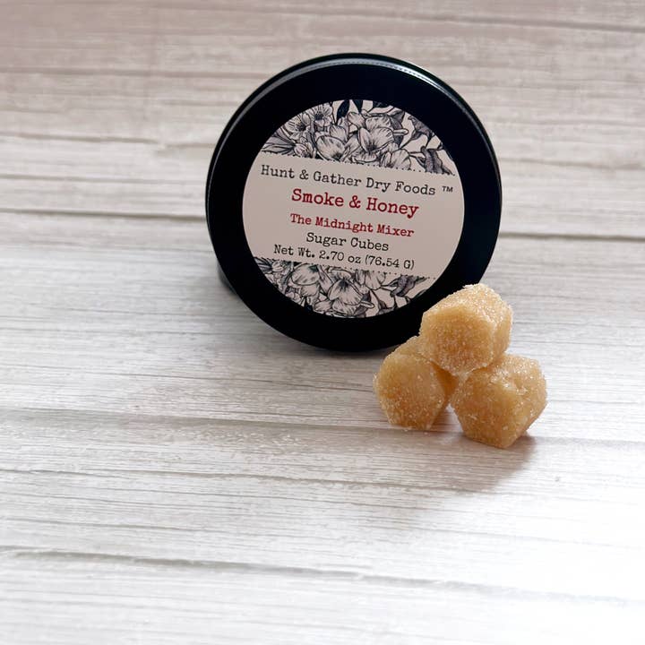 Hunt and Gather Dry Foods - Vente Sucre - The Midnight Mixer Smoke & Honey Sugar Cube3