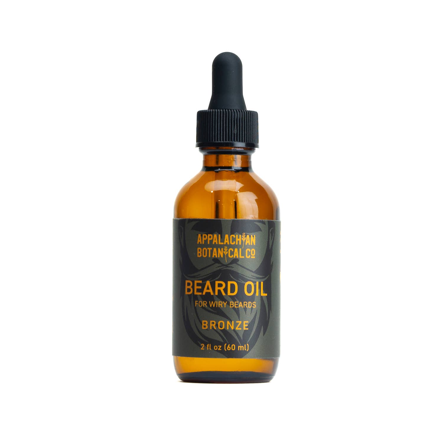 Appalachian Botanical Co. - Wholesale Beard Styling Product - Beard Oil in Bronze ~ for wiry, curly beards1