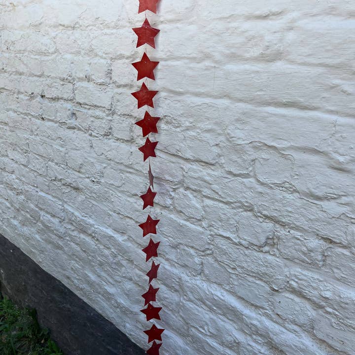 Muno - Wholesale Bunting/Garland - EU ONLY * Capiz Shell Garland Stars * Christmas Deco3