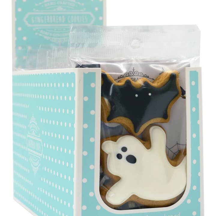 Adri's Gingerbread – wholesale Biscuit – 12pk Gingerbread Ghost and Bat