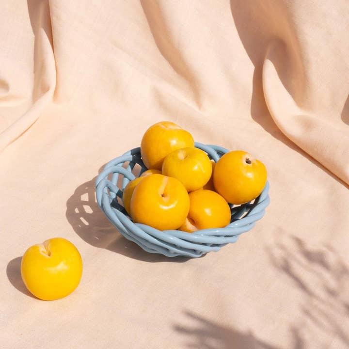 54 Celsius - Wholesale Basket - OCTAEVO Sicilia Ceramic Basket - Small Fruit Basket14