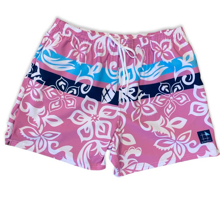 Daddy-O Volleyballshorts für Herren, Rosa für den Großhandel von Sideout Sport