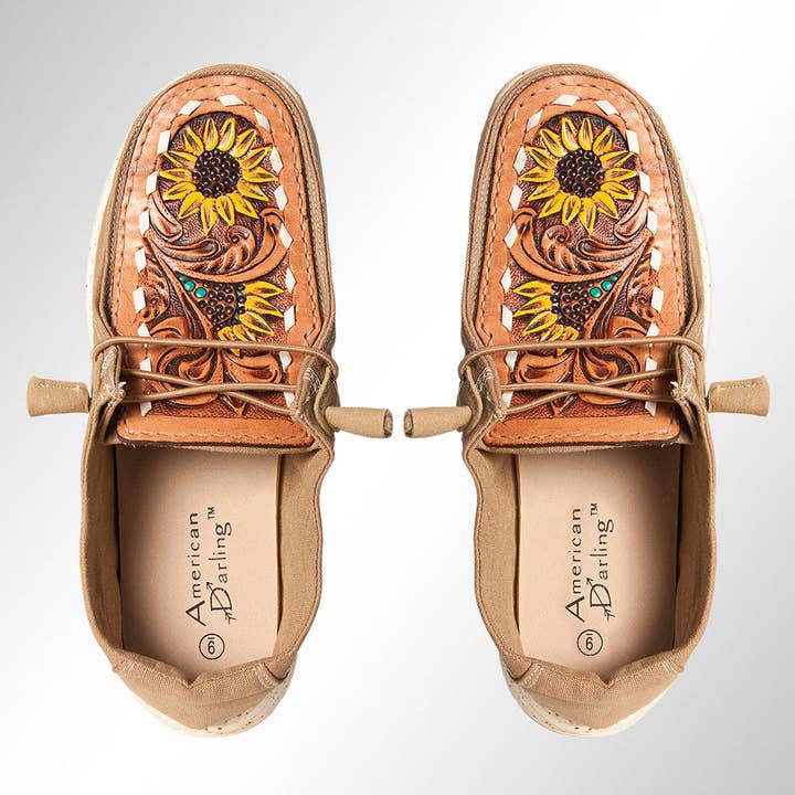 LC-ADFT133BR6 Schuh mit Echtlederbesatz zum Hineinschlüpfen für den Großhandel von LS Western