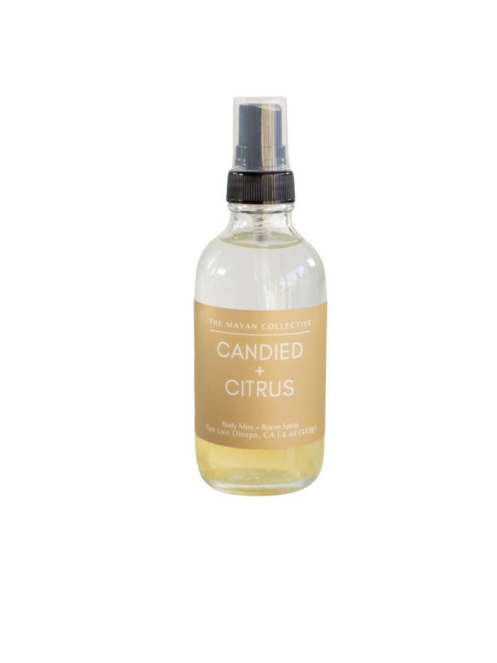 Candied Citrus Linen + Room Spray for wholesale by The Mayan Collective