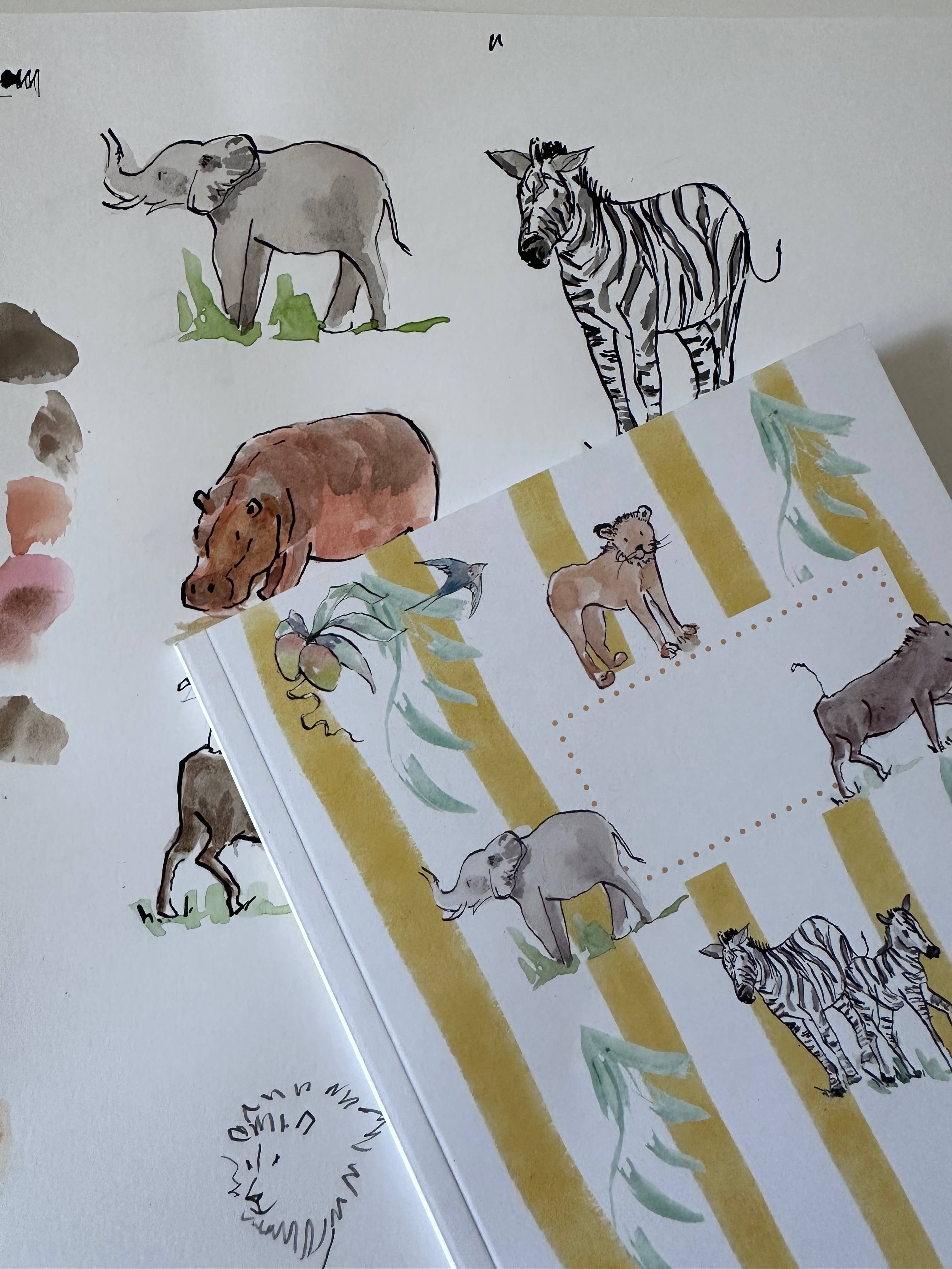 Edinburgh Letters – wholesale Notebook – 'Safari' A5 Notebook1