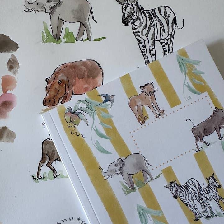 Edinburgh Letters – wholesale Notebook – 'Safari' A5 Notebook1