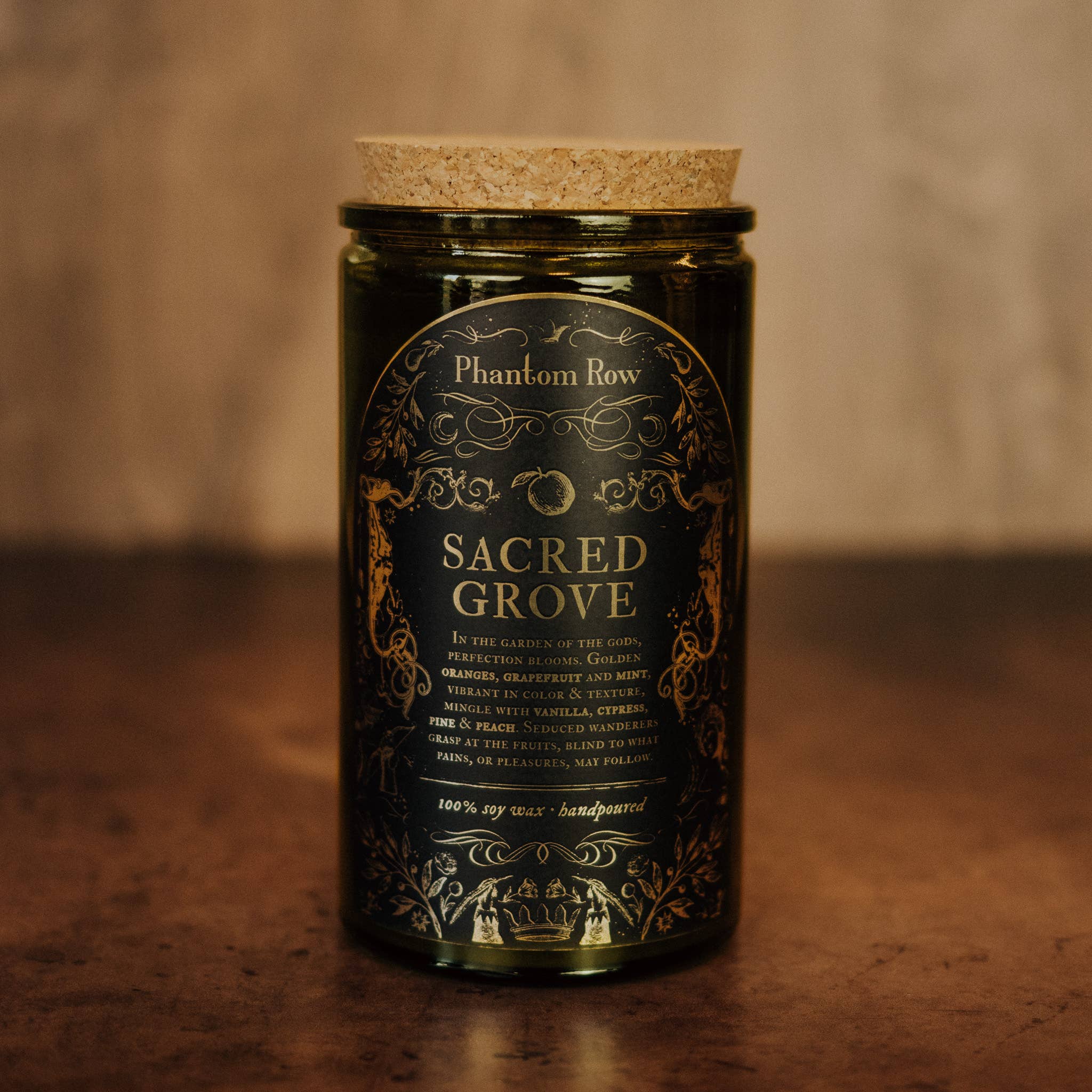 Phantom Row - Wholesale Jar/Filled Candle - Sacred Grove | Literary & Gothic-Inspired Jar Candle0