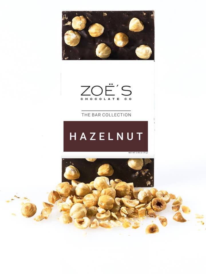 Hasselnød Bar for engroshandel hos Zoe's Chocolate Co