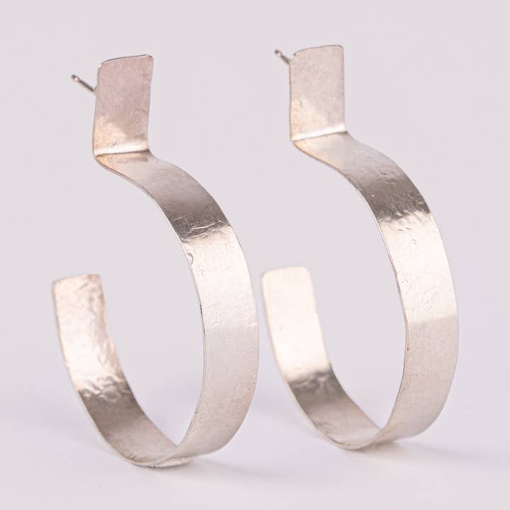 Orecchini Mezzaluna - Argento per la vendita all'ingrosso da parte di Nodo
