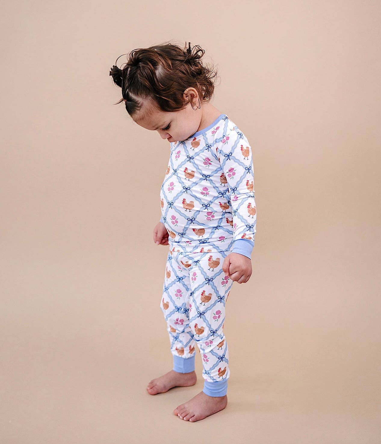 Lucky Panda Kids - Wholesale Top & Pant Set - Kids - Bamboo Two Piece Set | Chickens & Flowers4