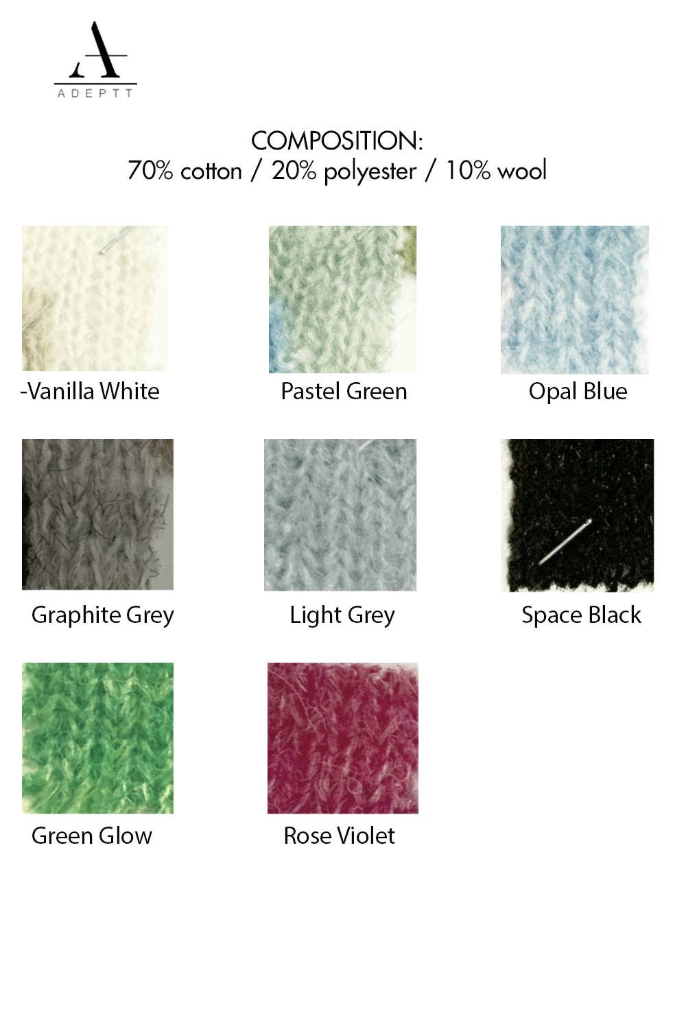 ADEPTT - Wholesale Scarf - Women's - Snood scarf from soft knitted fabric: /ETTA/9