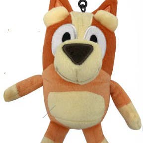 The Zoofy Group , LLC - Wholesale Stuffed/Plush Toy - Kids & Baby - BLUEY BINGO 8" PLUSH DANGLE W/ EMBROIDERY DETAILS0