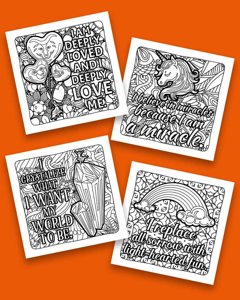 Rage Create - Wholesale Kleurboek - Volwassene - Sweet-Ass Affirmaties 2 Kleurboek7