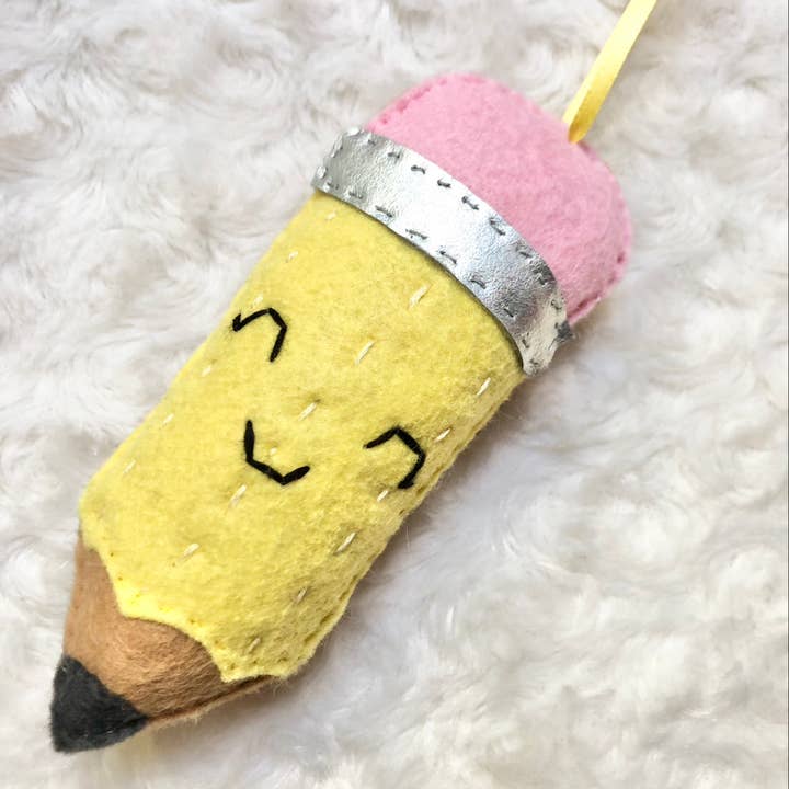 Pencil Ornament for wholesale by Charley & Ruth Designs
