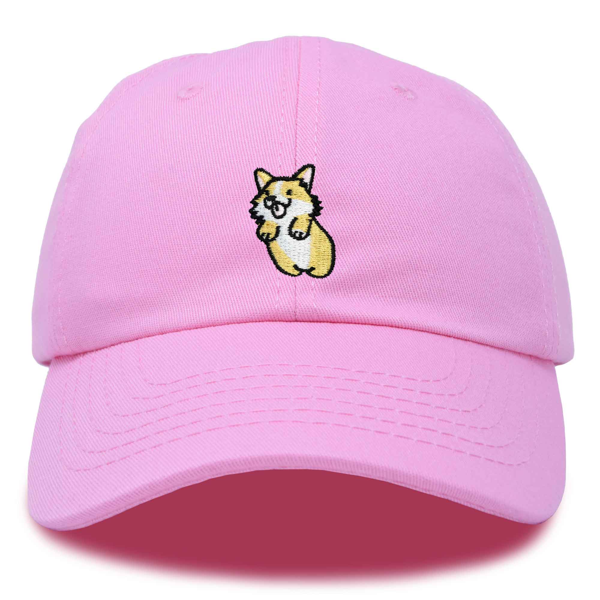 Dalix - Wholesale Baseball Cap - Women's - DALIX Cute Leaping Corgi Hat Womens Embroidered Baseball Cap12