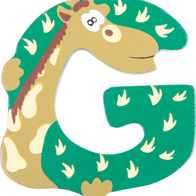 Wooden Letter Animals G for wholesale by small foot