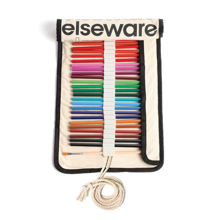 elseware unplug / eco-kids - Wholesale Colored Pencil - Watercolor Pencils with Canvas Rollup
